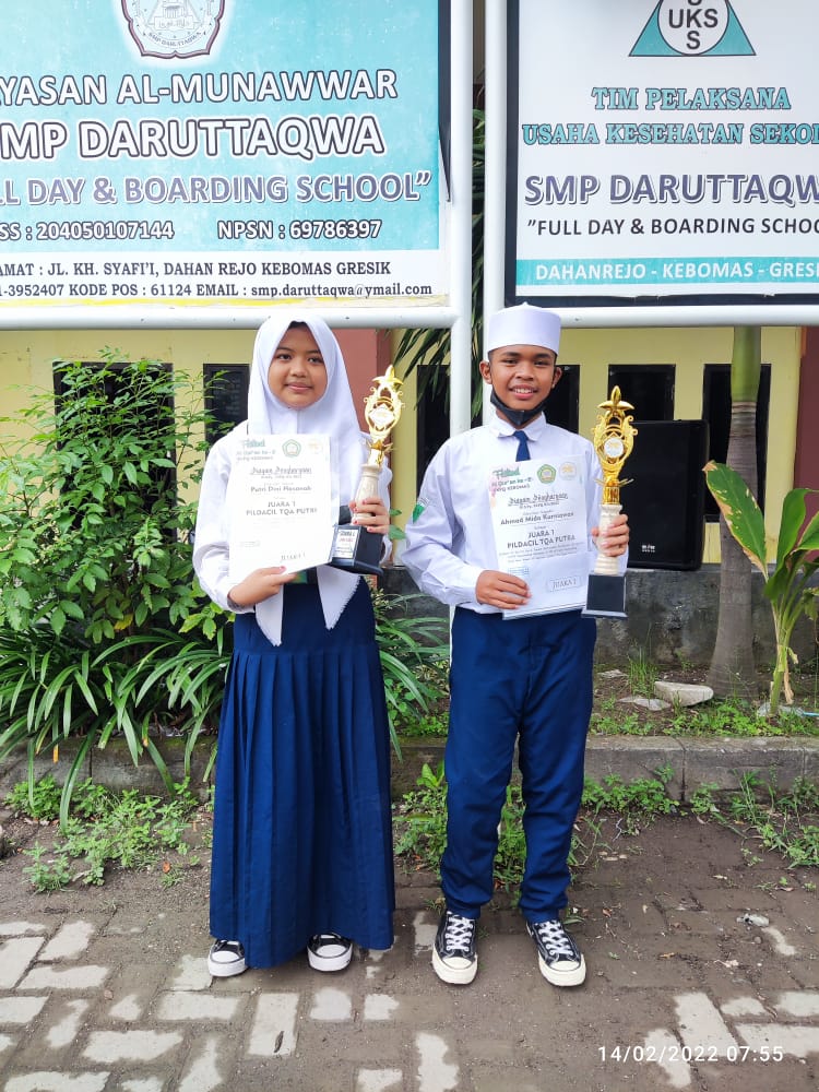 JUARA 1 LOMBA PILDACIL TINGKAT KEC.KEBOMAS