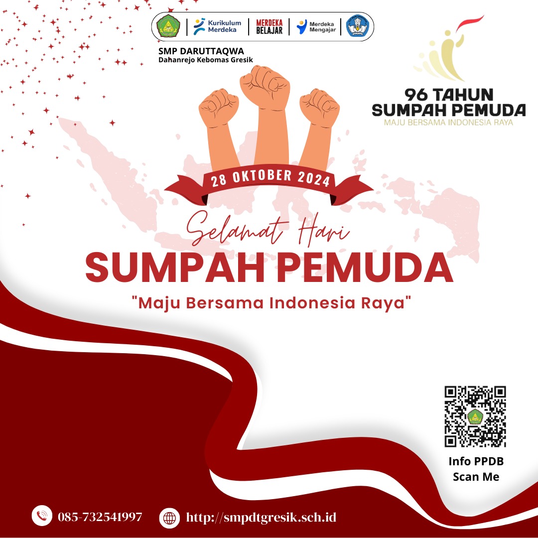 SMP Daruttaqwa " Selamat Hari Sumpah Pemuda 2024" SMP Daruttaqwa " Selamat Hari Sumpah Pemuda 2024"
