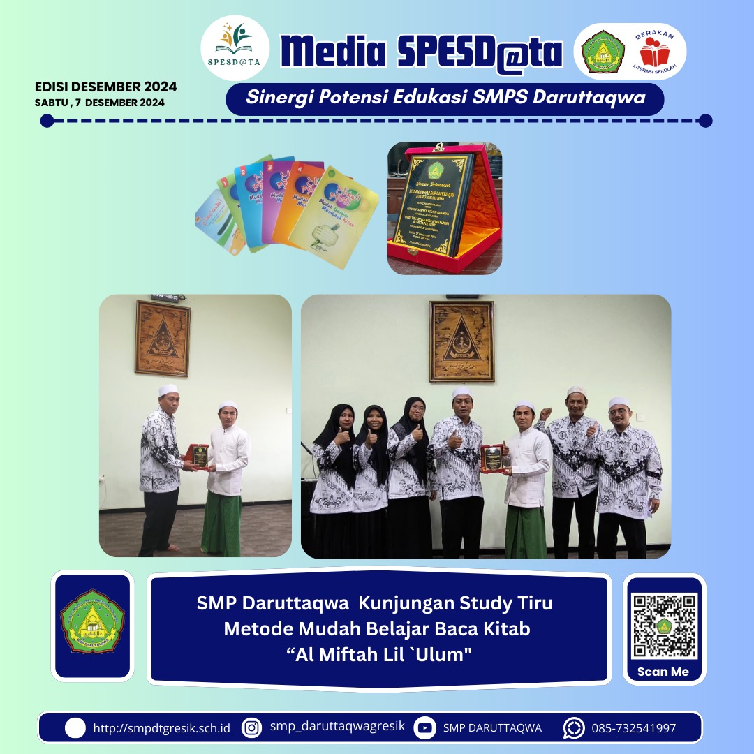 SMP Daruttaqwa Kunjungan Studi Tiru Metode Mudah Belajar Baca Kitab " Al Miftah Lil `Ulum"