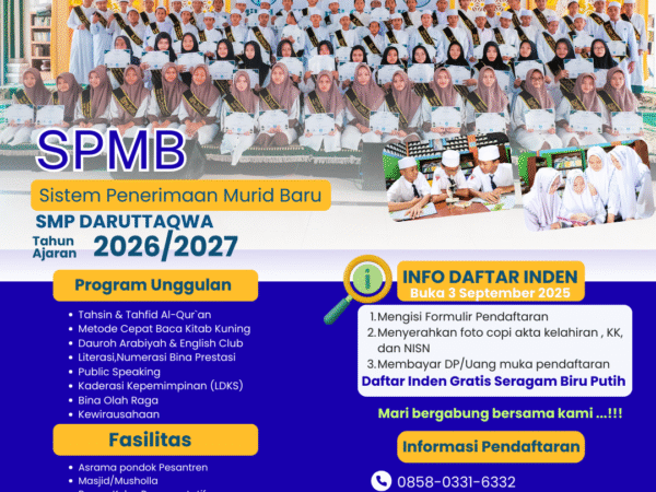 Dibuka pendaftaran INDEN  2026-2027